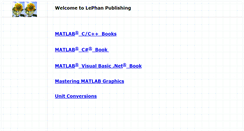 Desktop Screenshot of lephanpublishing.com